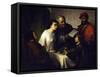 Letter of the Volunteer of 1859-Giuseppe De Nittis-Framed Stretched Canvas