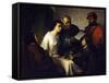 Letter of the Volunteer of 1859-Giuseppe De Nittis-Framed Stretched Canvas