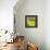 Letter P Green-NaxArt-Framed Stretched Canvas displayed on a wall