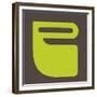 Letter P Green-NaxArt-Framed Premium Giclee Print