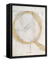 Letter Q, Alphabet-null-Framed Stretched Canvas