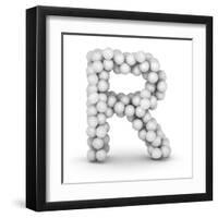 Letter R, From Voleyballs-iunewind-Framed Art Print