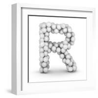 Letter R, From Voleyballs-iunewind-Framed Art Print