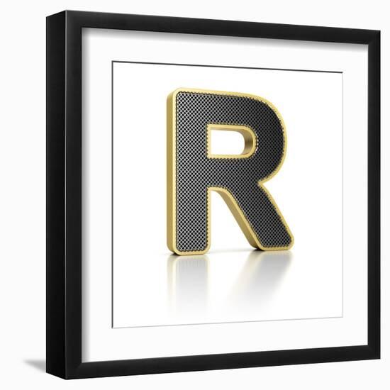 Letter R-badboo-Framed Art Print