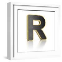 Letter R-badboo-Framed Art Print