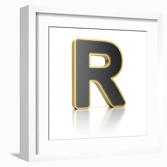 Letter R-badboo-Framed Art Print