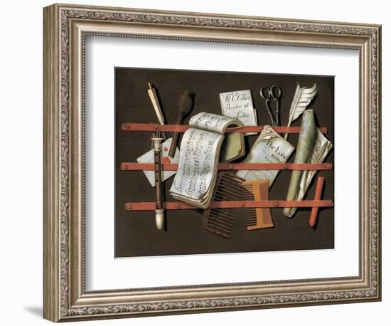 Letter Rack, C.1698-Evert Collier-Framed Giclee Print