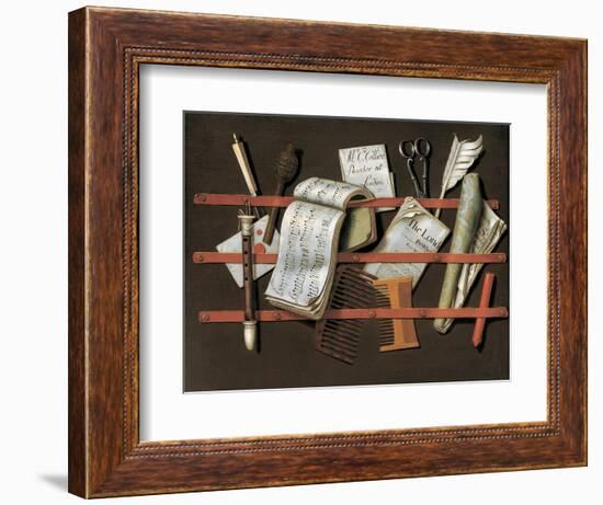 Letter Rack, C.1698-Evert Collier-Framed Giclee Print