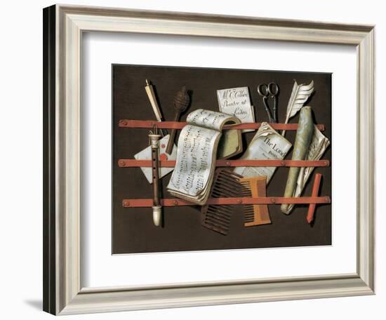 Letter Rack, C.1698-Evert Collier-Framed Giclee Print