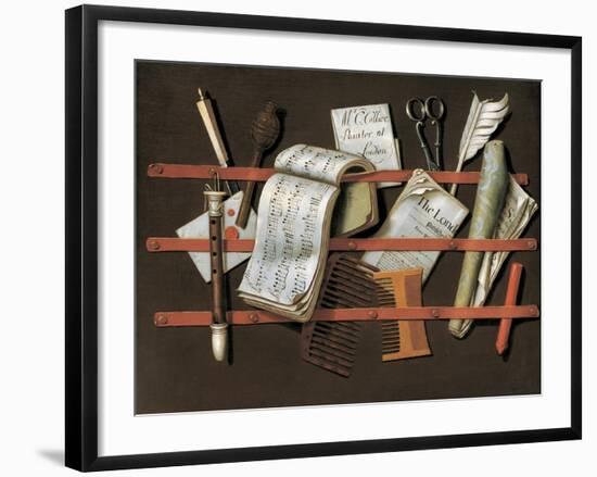 Letter Rack, C.1698-Evert Collier-Framed Giclee Print