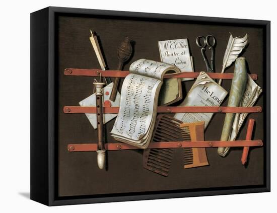 Letter Rack, C.1698-Evert Collier-Framed Stretched Canvas