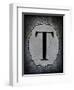 Letter T-LightBoxJournal-Framed Giclee Print