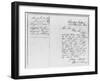 Letter to Abraham Lincoln from Mathew Brady-null-Framed Giclee Print