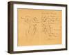 Letter to Emile Bernard with Three Ink Sketches, Noting the Death of 'Vincent', Tahiti, 1890S-Emile Bernard-Framed Giclee Print