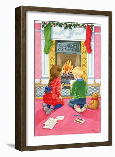 Letter to Father Christmas-Lavinia Hamer-Framed Giclee Print