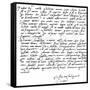 Letter to His Father, Leonardo Di Buonarrota Simoni, at Florence, Contradicting a Rumour of His…-Michelangelo Buonarroti-Framed Stretched Canvas