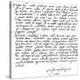 Letter to His Father, Leonardo Di Buonarrota Simoni, at Florence, Contradicting a Rumour of His…-Michelangelo Buonarroti-Stretched Canvas