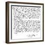 Letter to His Father, Leonardo Di Buonarrota Simoni, at Florence, Contradicting a Rumour of His…-Michelangelo Buonarroti-Framed Giclee Print