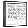 Letter to His Father, Leonardo Di Buonarrota Simoni, at Florence, Contradicting a Rumour of His…-Michelangelo Buonarroti-Framed Giclee Print