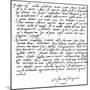Letter to His Father, Leonardo Di Buonarrota Simoni, at Florence, Contradicting a Rumour of His…-Michelangelo Buonarroti-Mounted Giclee Print