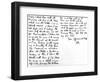 Letter to His Younger Sister, Fanny Keats, Mentioning That He Is Staying as a Guest of Mrs…-John Keats-Framed Giclee Print