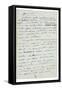 Letter to Josephine De Beauharnais, 1795-6-Napoleon Bonaparte-Framed Stretched Canvas