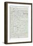 Letter to Josephine De Beauharnais, 1795-6-Napoleon Bonaparte-Framed Giclee Print