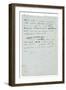 Letter to Josephine De Beauharnais, 1795-6-Napoleon Bonaparte-Framed Giclee Print