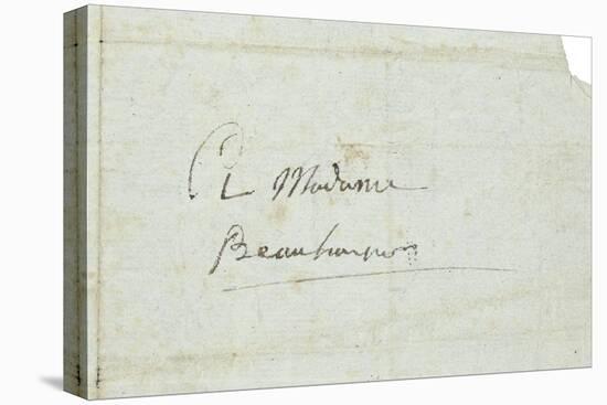 Letter to Josephine De Beauharnais, 1795-6-Napoleon Bonaparte-Stretched Canvas