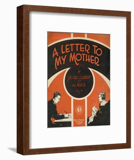 Letter to Mother-null-Framed Art Print