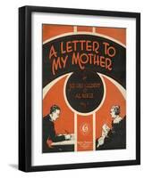 Letter to Mother-null-Framed Art Print