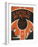 Letter to Mother-null-Framed Art Print