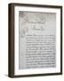 Letter to Prince of Saxony, Frederick Augustus Ii, Sent to Accompany the Mass in B Minor, Bwv 232-Johann Sebastian Bach-Framed Giclee Print