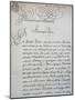 Letter to Prince of Saxony, Frederick Augustus Ii, Sent to Accompany the Mass in B Minor, Bwv 232-Johann Sebastian Bach-Mounted Giclee Print