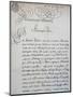 Letter to Prince of Saxony, Frederick Augustus Ii, Sent to Accompany the Mass in B Minor, Bwv 232-Johann Sebastian Bach-Mounted Giclee Print
