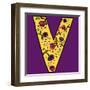 Letter V-Emi Takahashi-Framed Art Print