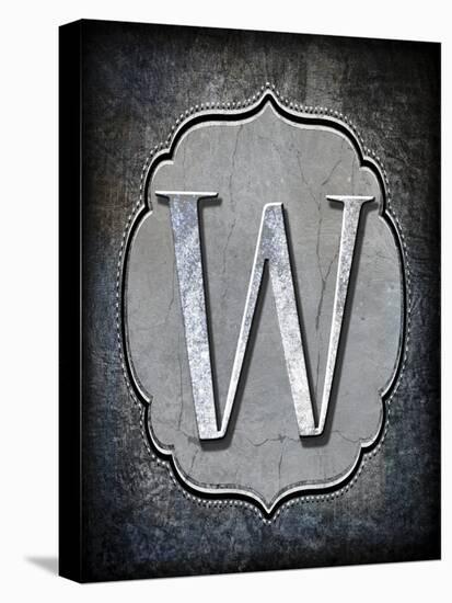 Letter W-LightBoxJournal-Stretched Canvas