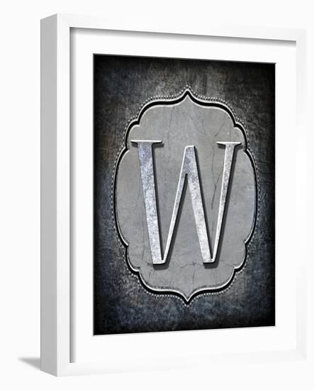 Letter W-LightBoxJournal-Framed Giclee Print