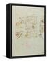 Letter with Drawing Sent to Balzac's Sister Laure, 1821-Honore de Balzac-Framed Stretched Canvas