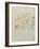 Letter with Drawing Sent to Balzac's Sister Laure, 1821-Honore de Balzac-Framed Giclee Print