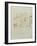 Letter with Drawing Sent to Balzac's Sister Laure, 1821-Honore de Balzac-Framed Giclee Print
