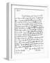 Letter Written by David Hume to Richard Davenport Referring to the Great Difficulties of His…-null-Framed Giclee Print