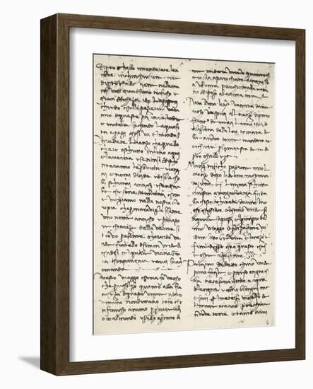 Letter Written-Amerigo Vespucci-Framed Giclee Print