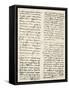 Letter Written-Amerigo Vespucci-Framed Stretched Canvas