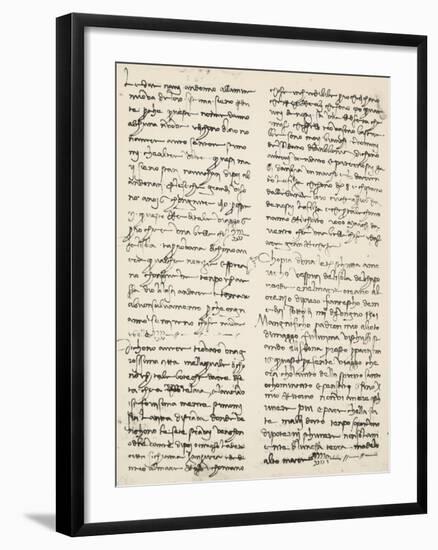 Letter Written-Amerigo Vespucci-Framed Giclee Print