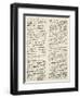 Letter Written-Amerigo Vespucci-Framed Giclee Print