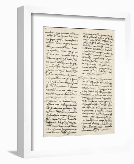 Letter Written-Amerigo Vespucci-Framed Giclee Print