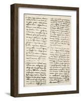 Letter Written-Amerigo Vespucci-Framed Giclee Print