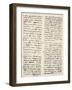 Letter Written-Amerigo Vespucci-Framed Giclee Print