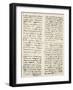 Letter Written-Amerigo Vespucci-Framed Giclee Print